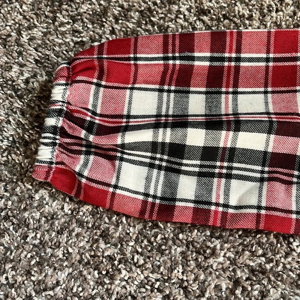 NWT Disney plaid Mickey girls nightgown dress size 5 6 Christmas holiday festive - Picture 5 of 8